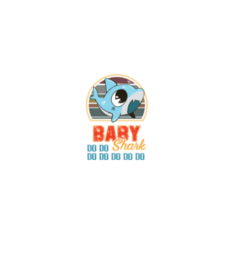 BabyBOY shark model negru pe tricou