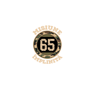 Misiune împlinită 65 model negru pe tricou
