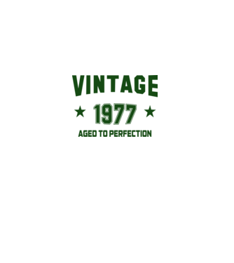 Vintage - 1977 model alb pe tricou