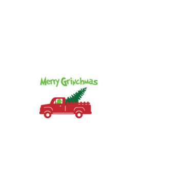 Grinchmas truck model negru pe tricou