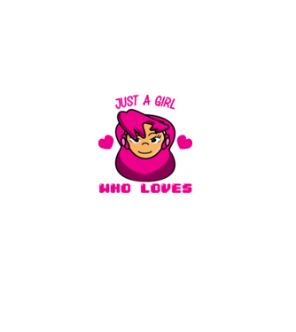 Girl Gamer model negru pe tricou