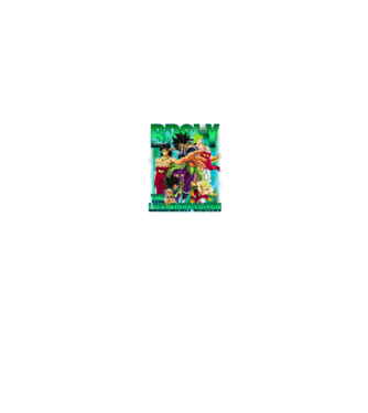 broly dragonball model negru pe tricou
