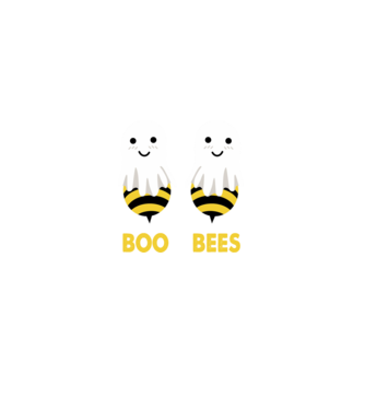 Boo bees model negru pe tricou