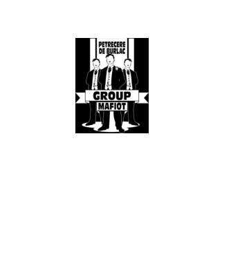 Group Mafiot model negru pe tricou