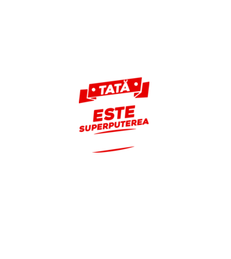 Sunt tată, care este superputerea ta model negru pe tricou