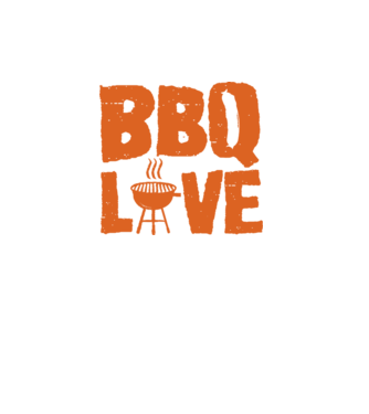 BBQ LOVE model turcoaz pe tricou