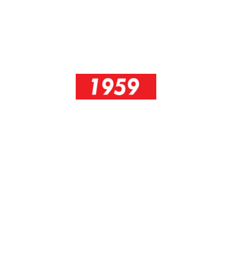 Supreme Birthday 1959 model negru pe tricou