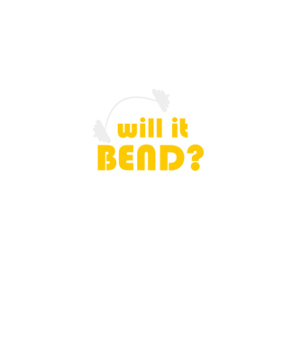 Will it bend model negru pe tricou