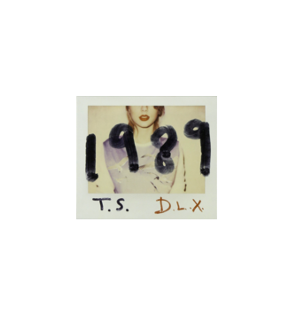Taylor Swift polaroid model alb pe tricou