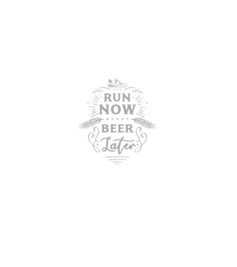 Run now beer later vintage model negru pe tricou