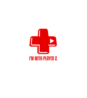 player 2 model alb pe tricou