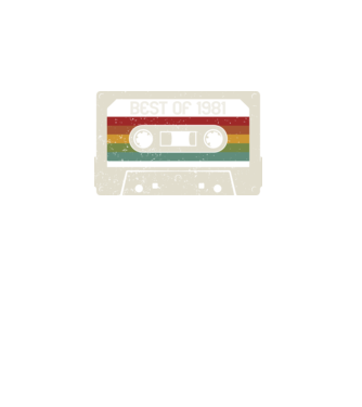 retro tape 1981 vintage model turcoaz pe tricou