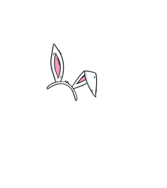 Primul nostru Paște împreună model alb pe tricou