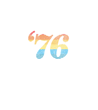 Retro Birthday 1976 model alb pe tricou