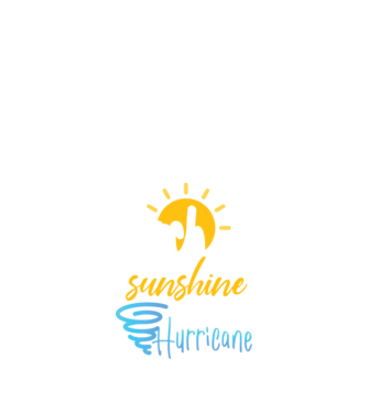 March Girls are Sunshine mixed with a little Hurricane model negru pe tricou