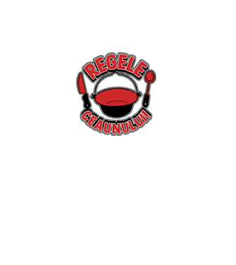 Regele - ceaunului! model alb pe tricou