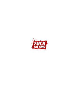 Fuck the king model negru pe tricou