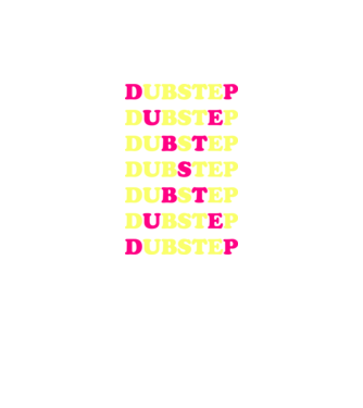 Dubstep model negru pe tricou