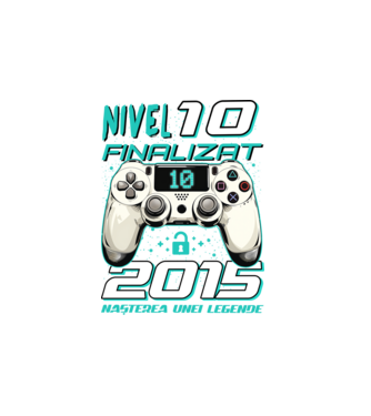 Nivel finalizat 10 2015 model alb pe tricou