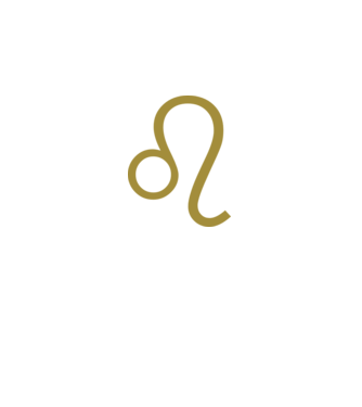 Leo Horoscope model negru pe tricou