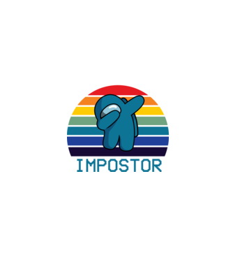 Impostor model negru pe tricou