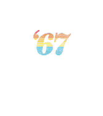 Retro Birthday 1967 model alb pe tricou
