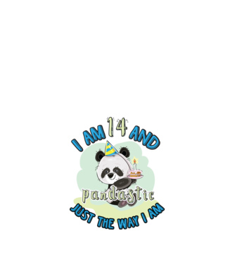 PANDASTIC 14 model alb pe tricou