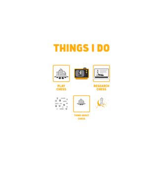 Things I do in my spare time model negru pe tricou