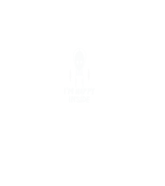 WEDNESDAY Happy inside model negru pe tricou