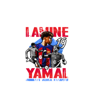 Yamal tribute model alb pe tricou
