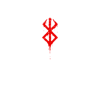 Berserk logo model negru pe tricou
