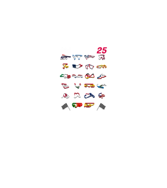 MOTOGP 25 CALENDAR Negru model negru pe tricou