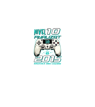 Nivel finalizat 10 2015 model negru pe tricou