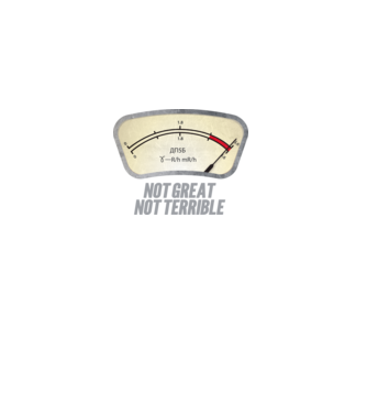 Dosimeter model gri pe tricou