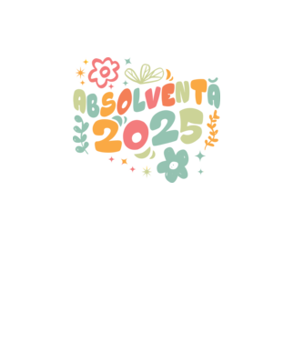Absolventă 2025 model negru pe tricou