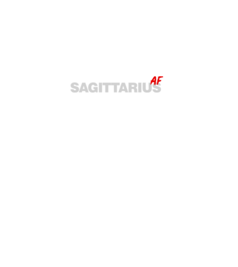SAGITTARIUS as fuck model negru pe tricou