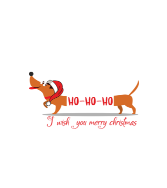 HoHoHo model alb pe tricou