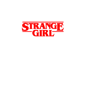 strange girl model turcoaz pe tricou