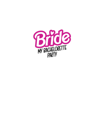 Bride Barbie model alb pe tricou