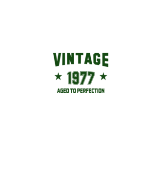 Vintage - 1977 model alb pe tricou