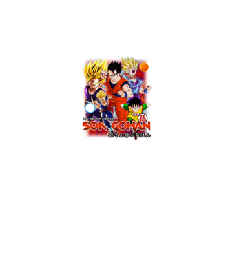 gohan dragonball model negru pe tricou