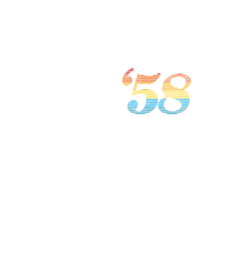Retro Birthday 1958 model galben neon pe tricou