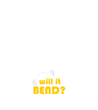 Will it bend model negru pe tricou