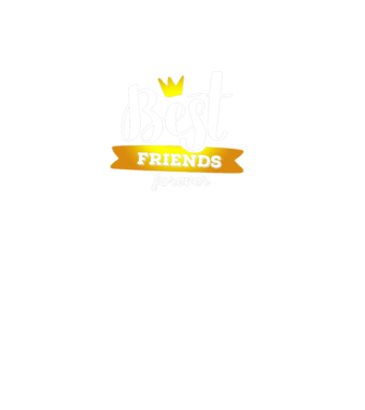Best friends forever model mov pe tricou