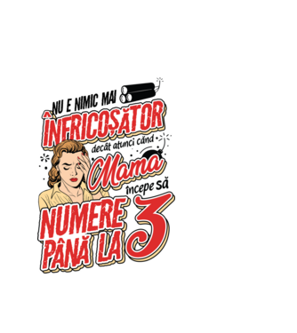 Nu e nimic mai înfricoșător decât model alb pe tricou
