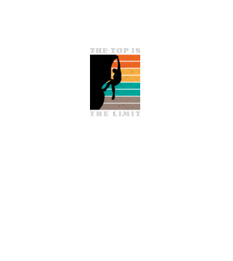 The Top is the limit model negru pe tricou