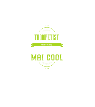 sunt un trompetist, la fel ca toți ceilalți, dar mult mai cool model negru pe tricou