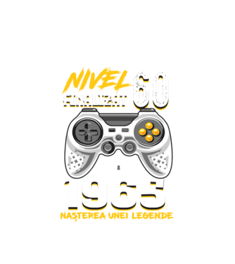 Nivel Finalizat 60 model alb pe tricou