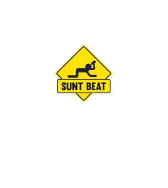Sunt beat model alb pe tricou