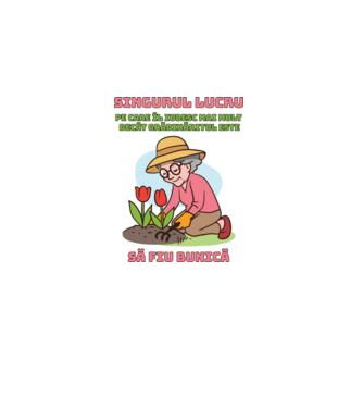 Singurul lucru model negru pe tricou